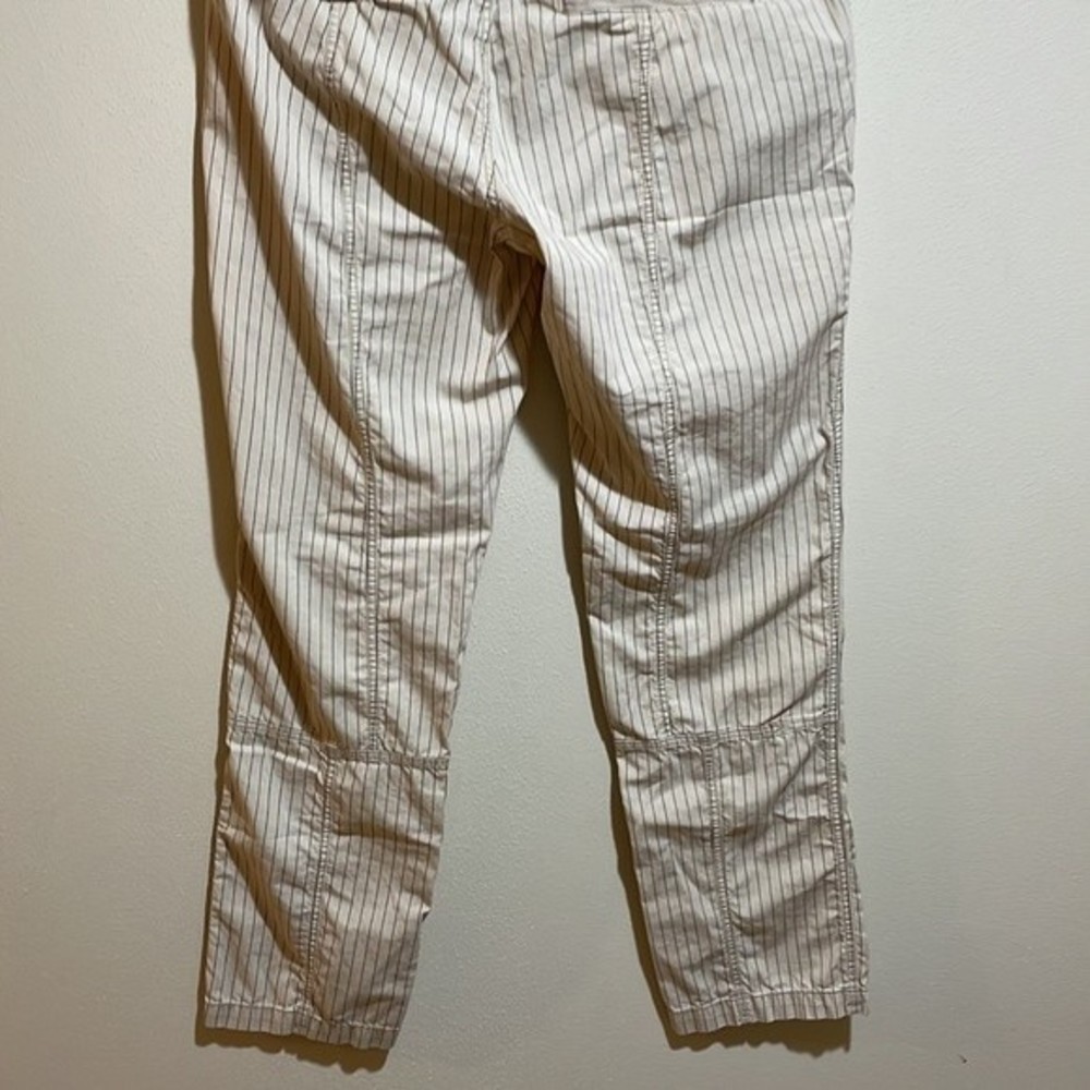 SOLD - Anthropologie Hei Hei Beachwalk Utility Stripe Neutral Pants Size 28 - Picture 10 of 13